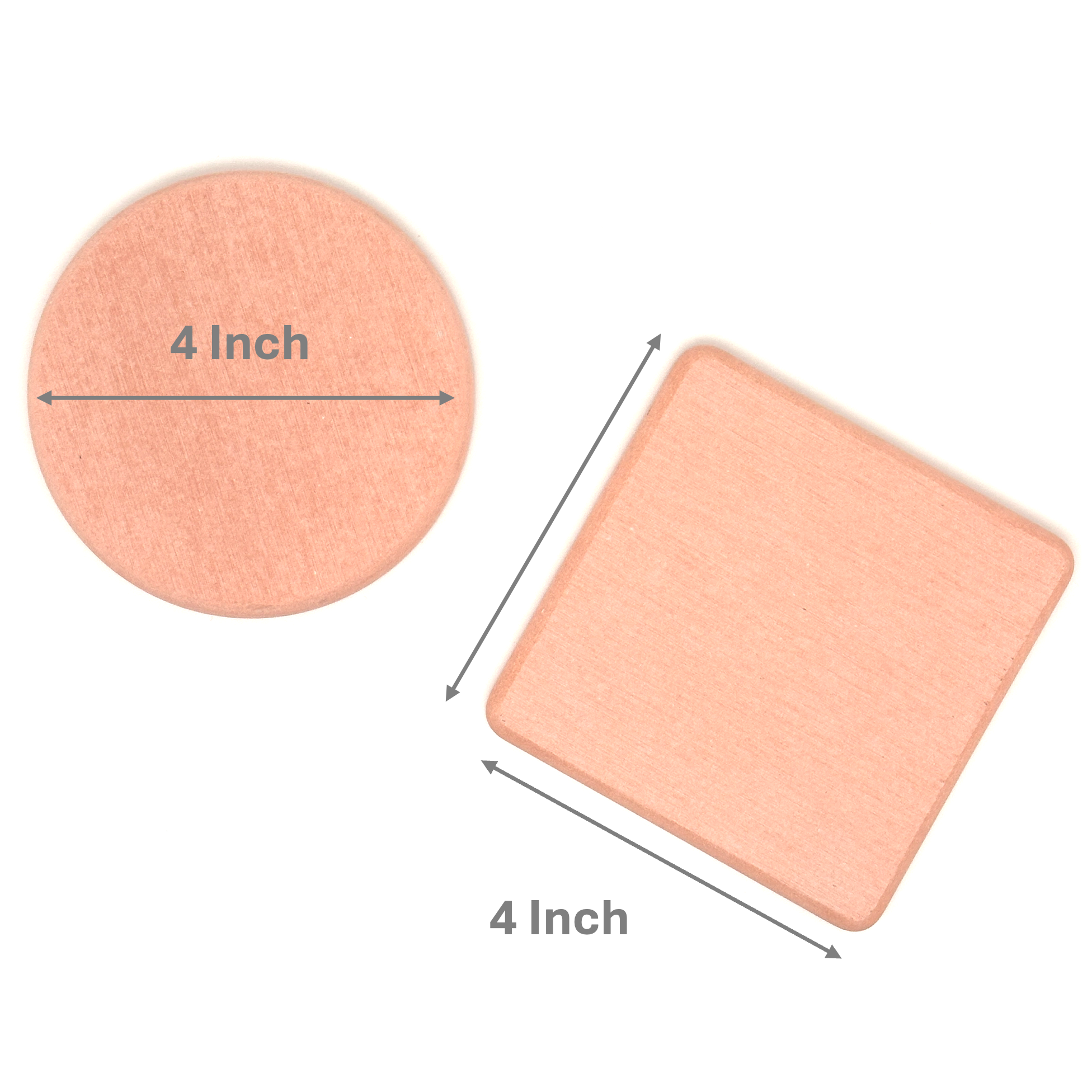 Diatomite Coaster Set – Eco-Friendly, Absorbent, Non-Slip Coasters for Stylish Homes (Peach Orange) HedeliE