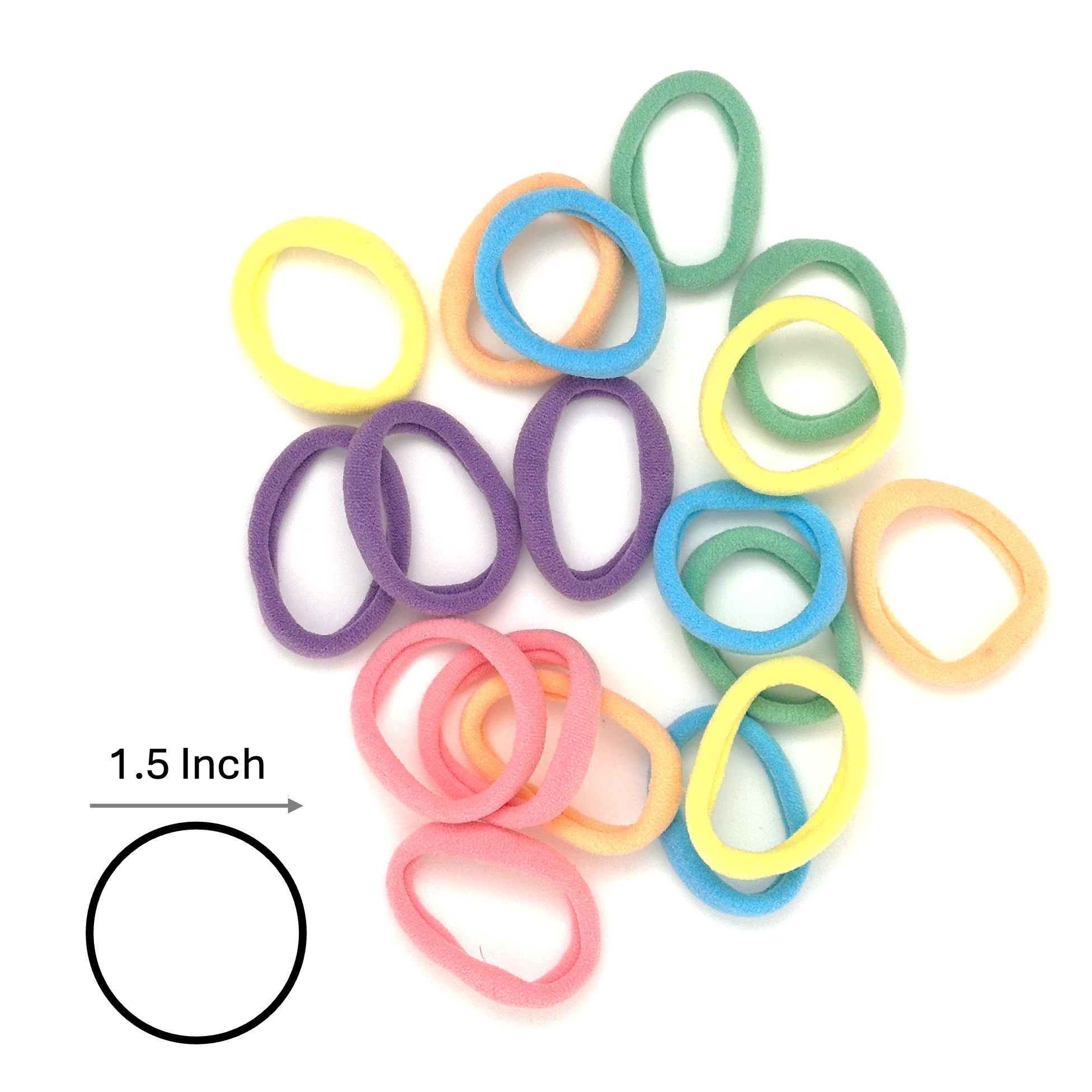 Bubblegum Shades Hair Ties (18 Pack) HedeliE