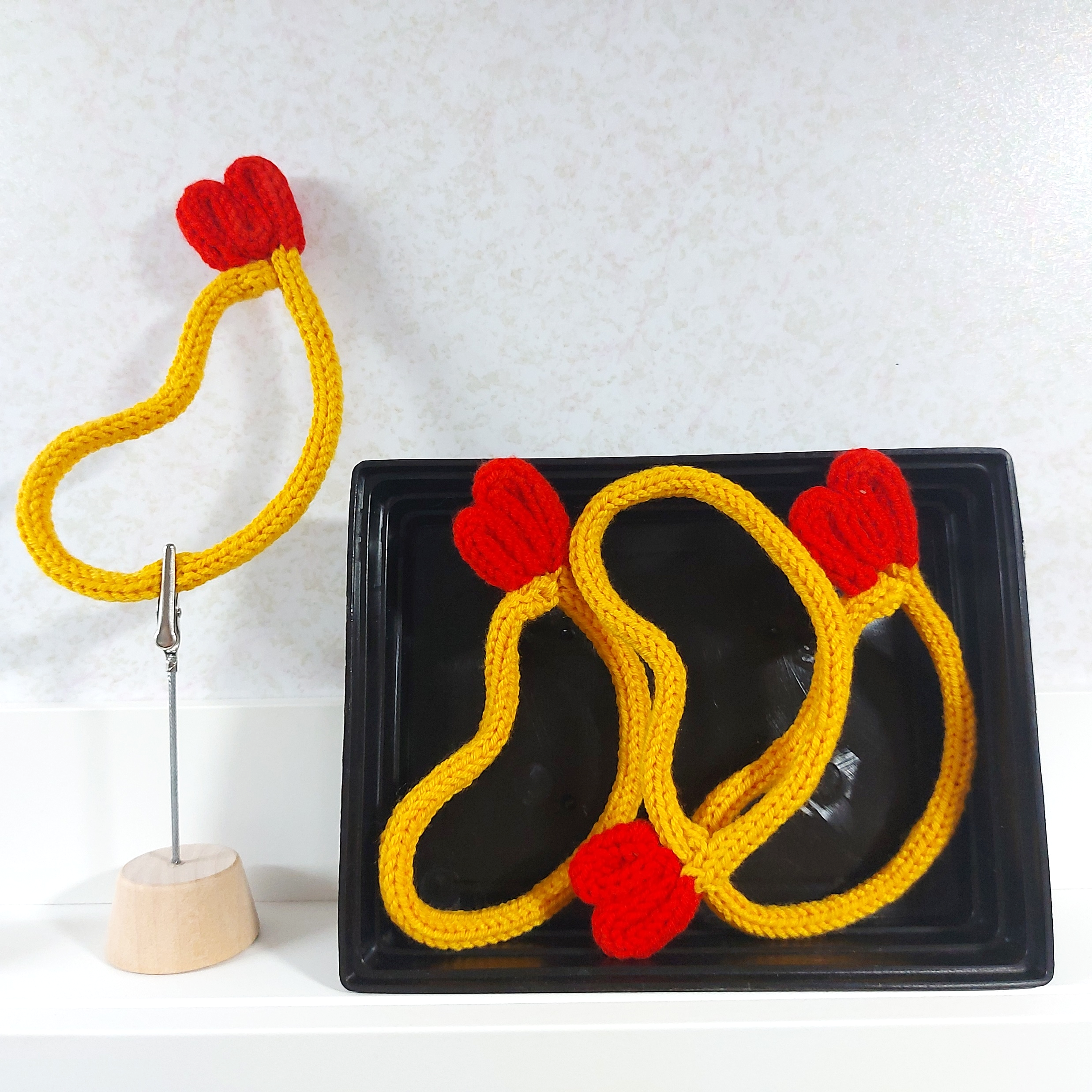 Ito2art Knitted Wire Sign-Shrimp Tempura 海老の天ぷら HedeliE