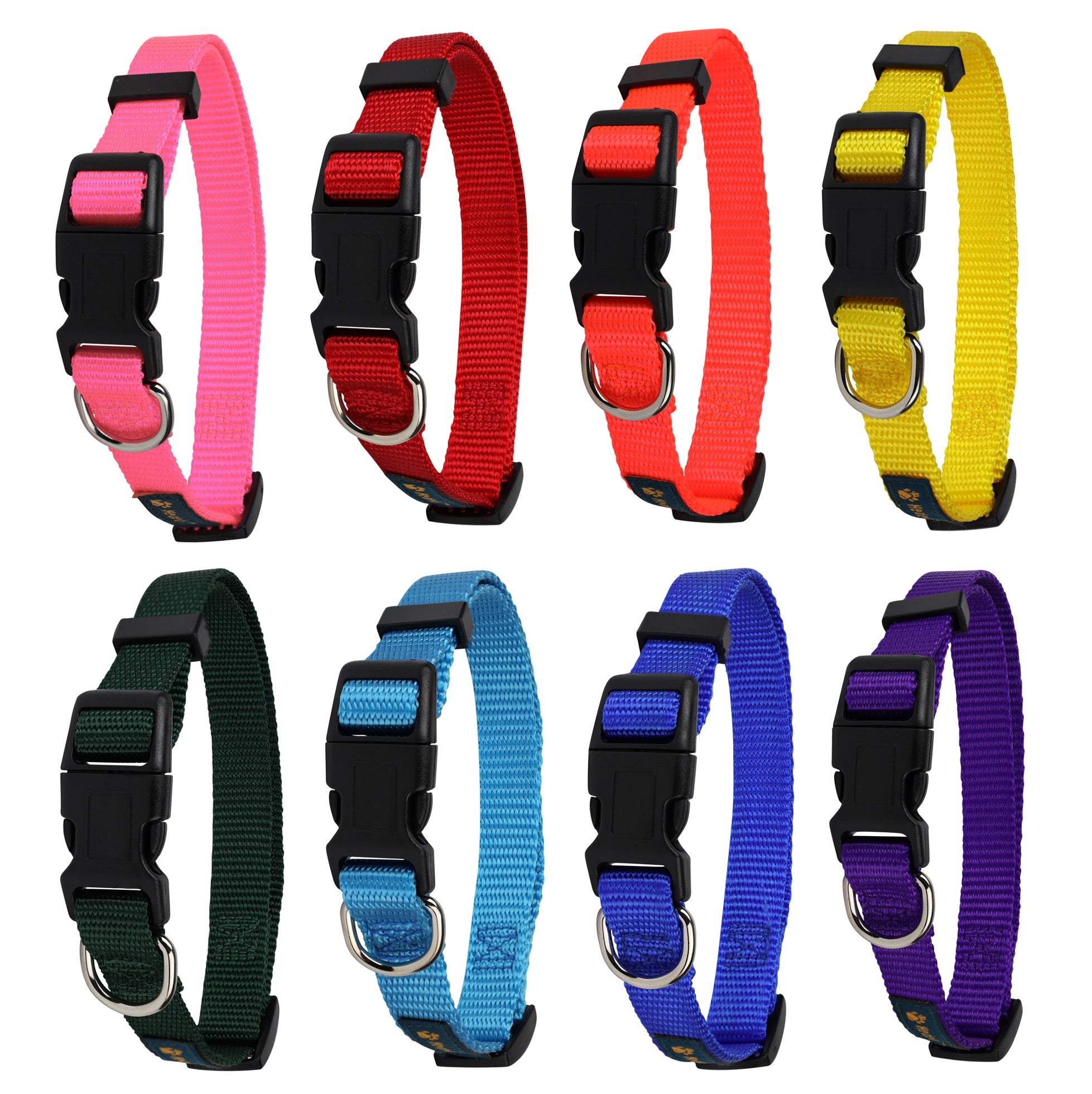 Nylon Dog Collar (8 Pack) HedeliE